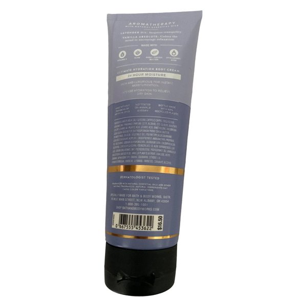 Sleep  Aromatherapy Bath Body Works Hydration Cream 8 oz. NEW discontinued - Picture 2 of 2